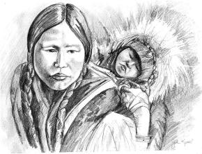 eskimo-mother-and-child-john-keaton